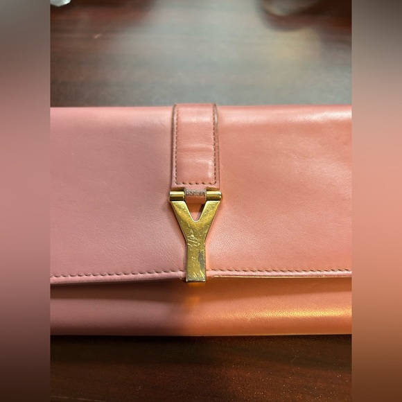 Authentic Yves Saint Laurent Y-Line Long Wallet - Picture 2 of 16